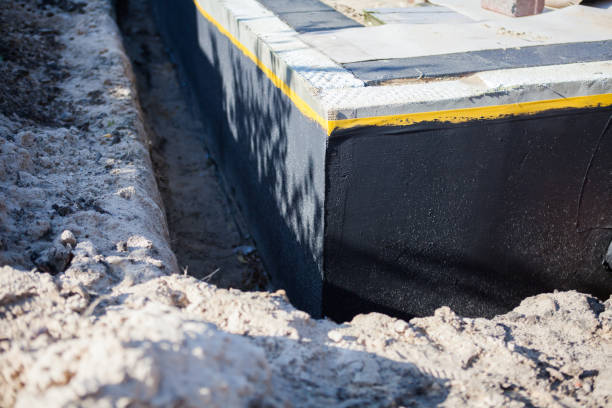 Residential Exterior Waterproofing installation at a Boon, MI home by SJ Waterproofing Pros
